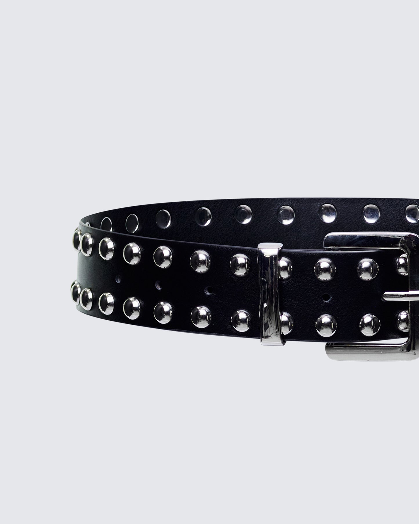 Sisay Black Studded Jeans Belt