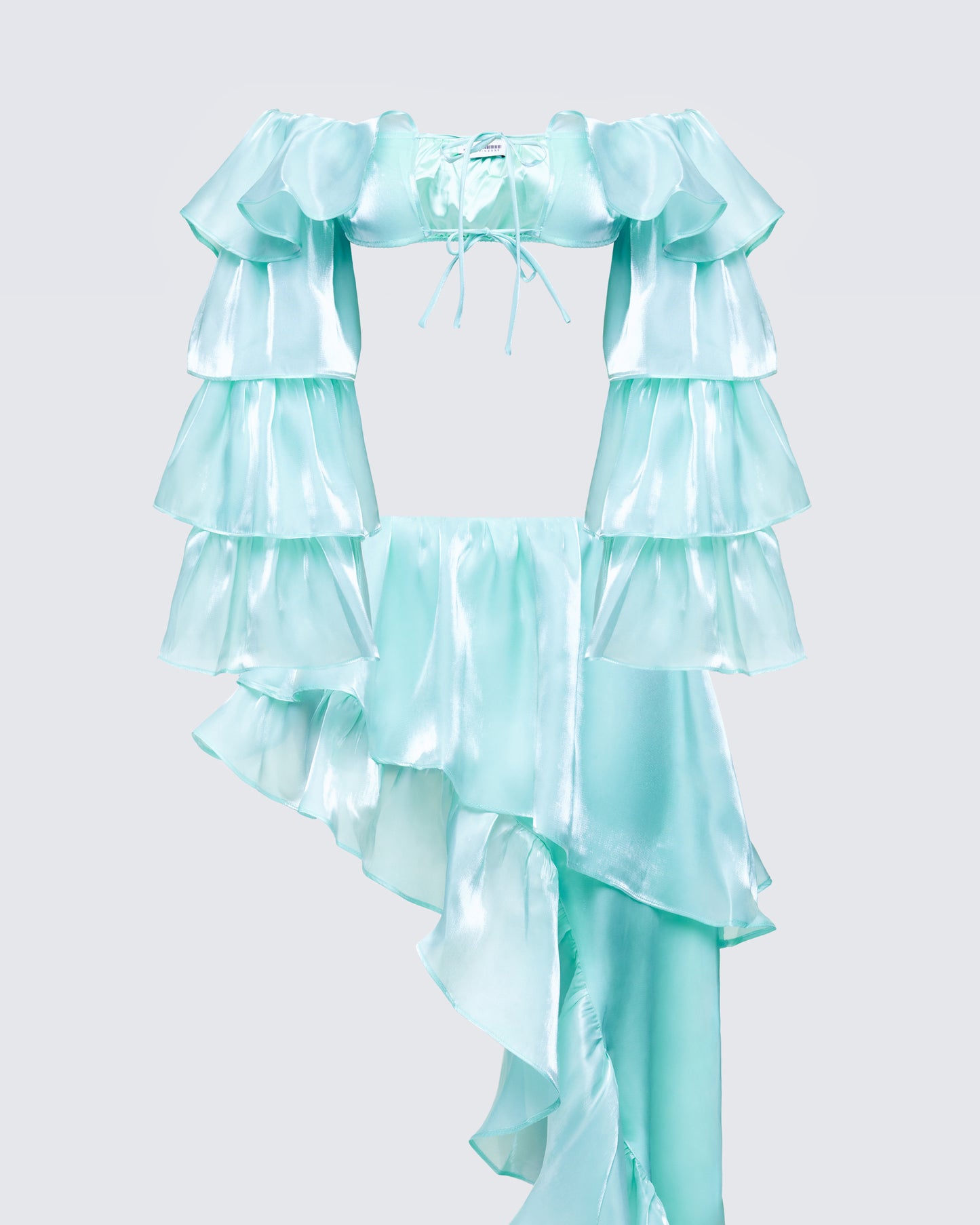 Skipper Green Ruffle Set - close up detail