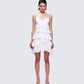 Sorel Ivory Tiered Ruffle Dress