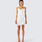 Sorel Ivory Tiered Ruffle Dress