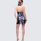 Spencer Black Lace Corset Mini Dress