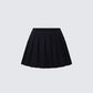 Supriya Black Pleated Mini Skirt