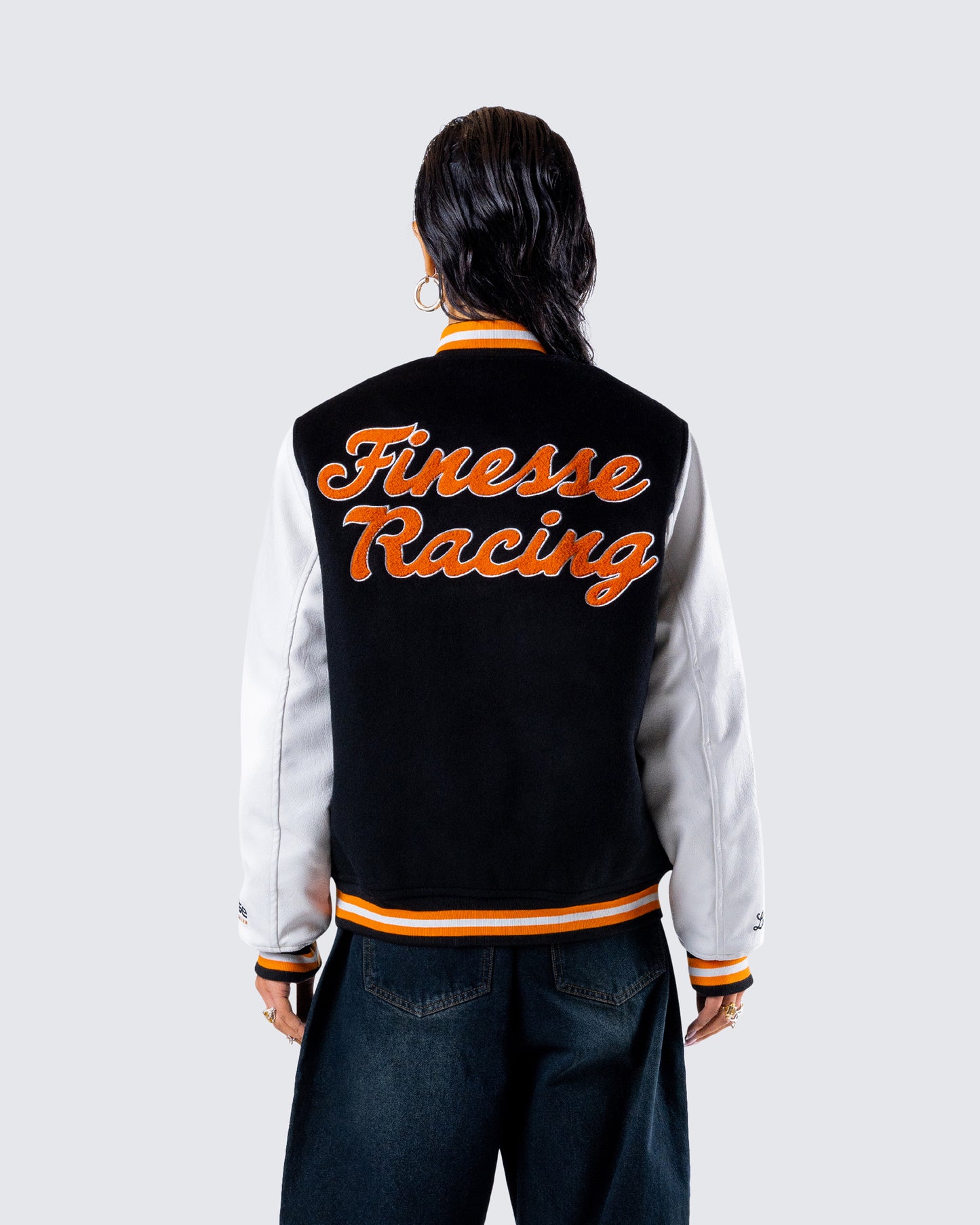 Sutton Black Varsity Jacket