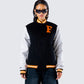 Sutton Black Varsity Jacket