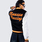 Sutton Black Varsity Jacket