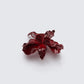 Svana Red Hibiscus Flower Adjustable Ring