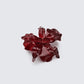 Svana Red Hibiscus Flower Adjustable Ring