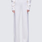 Sylvana Cream Knit Oversized Pants