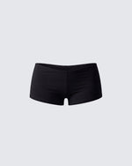 Shemoi Black Jersey Micro Shorts