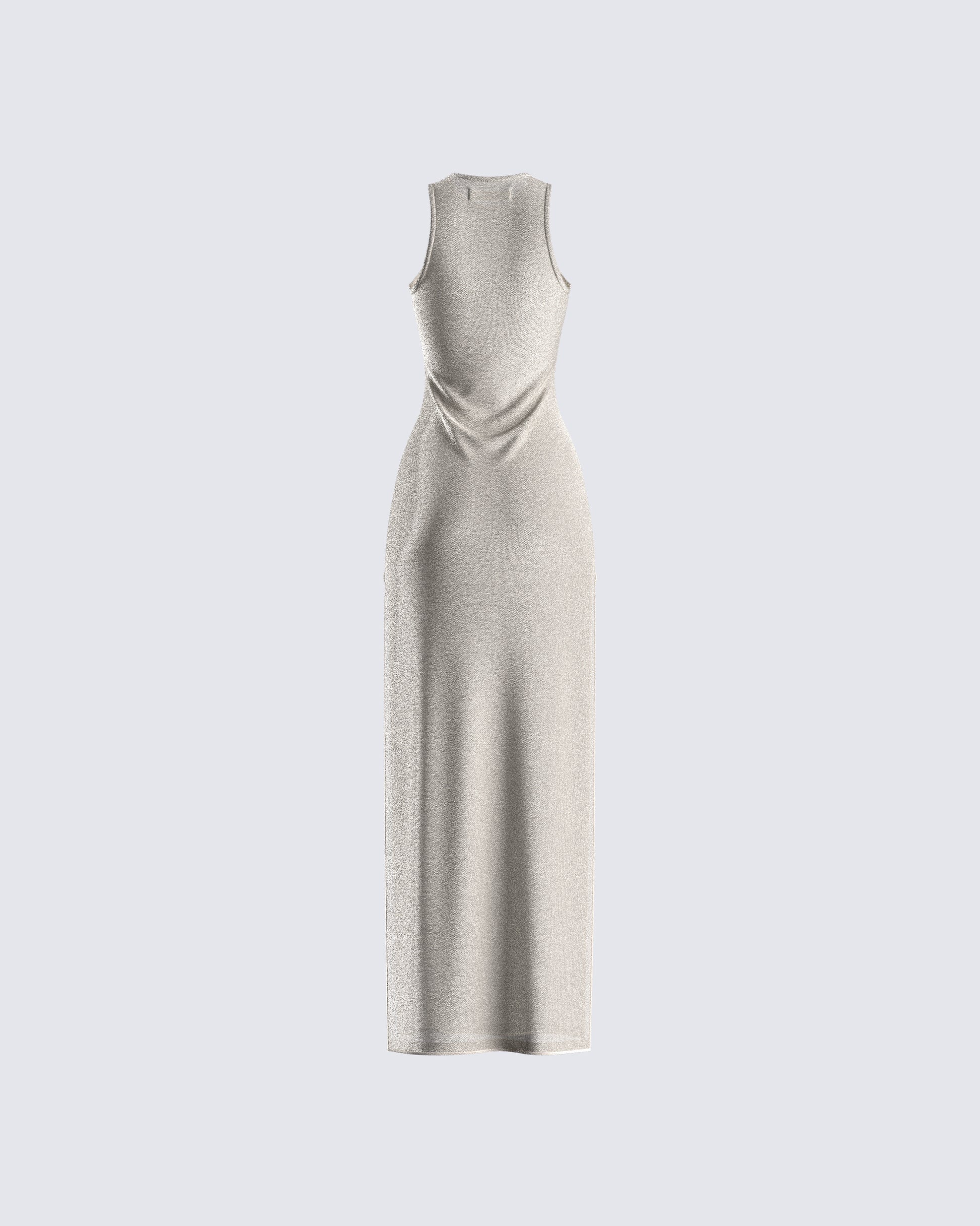 Gold Metallic Maxi Dress - Sleeveless Lurex Gown FINESSE Gold Metallic Maxi Dress - Sleeveless Lurex Gown FINESSE