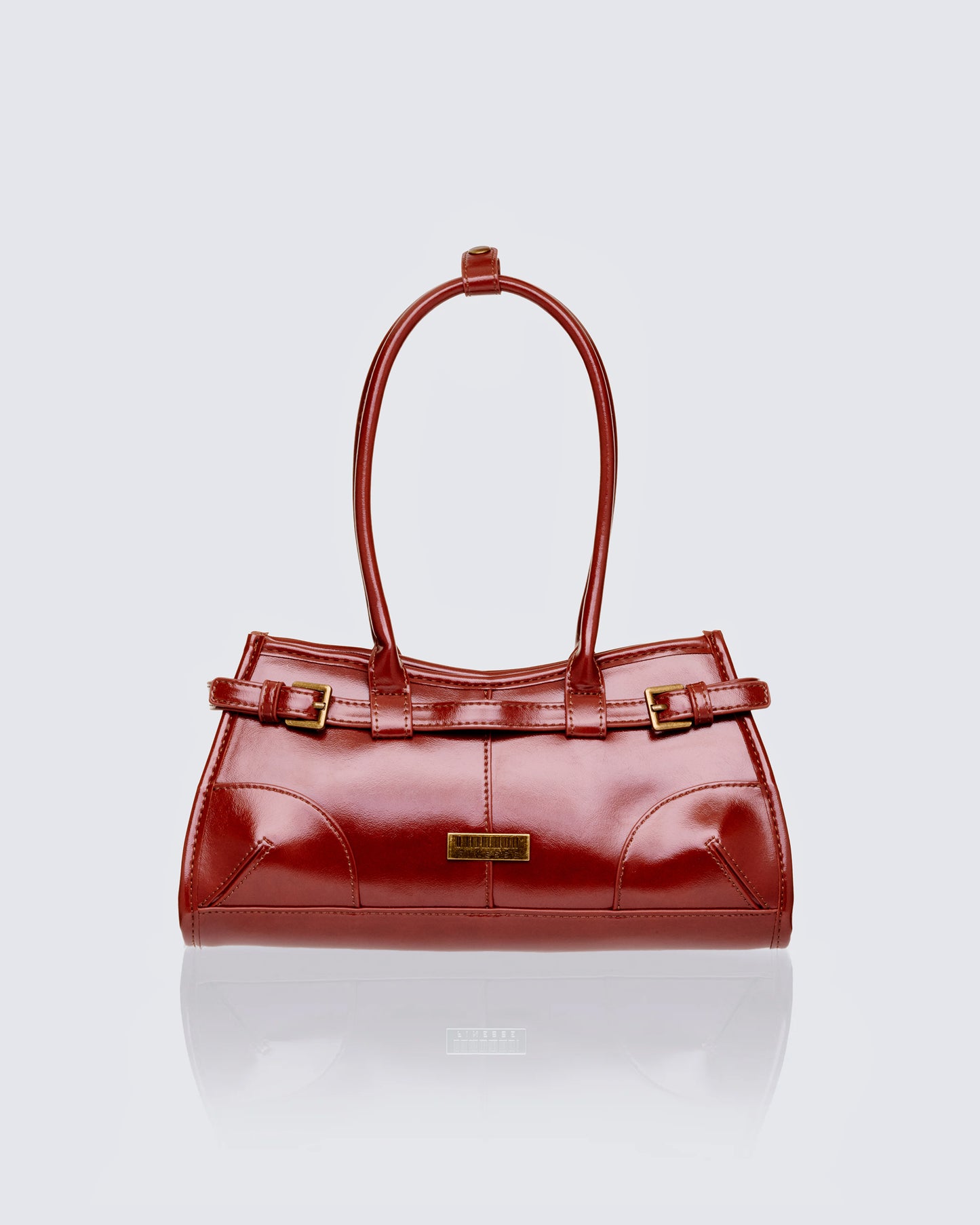 Talya Brown Belted Lady Bag product front