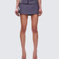 Tami Grey Suiting Micro Mini Skort