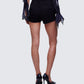 Tashi Black Tailored Micro Short