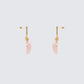 Pink earrings front view – FINESSE