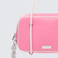 Tasmin Pink Multi Charm Bowler Bag