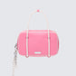 Tasmin Pink Multi Charm Bowler Bag product front
