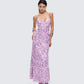 Tavianna Multi Floral Embellished Gown