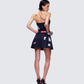 Teagan Navy Pinstripe Mini Dress