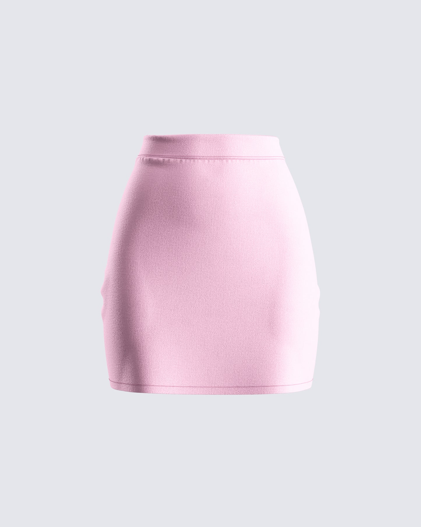 Teresa Pink High Waist Mini Skirt