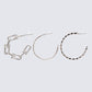 Thais Silver Hoop Set - 3 pack