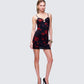 Thalla Multi Printed Mesh Mini Dress