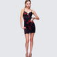 Thalla Multi Printed Mesh Mini Dress