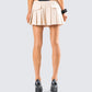 Tina Tan Pleated Mini Skirt