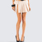 Tina Tan Pleated Mini Skirt