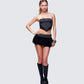 Titan Black Denim Set  