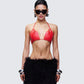 Titania Red Flame Bra Top model front