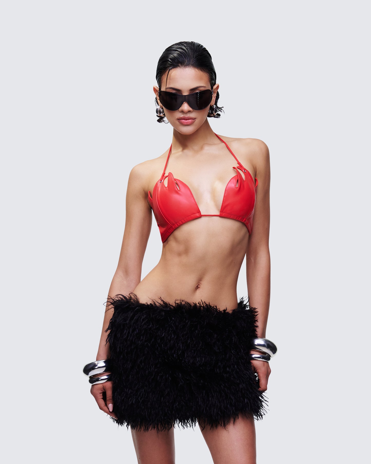 Titania Red Flame Bra Top