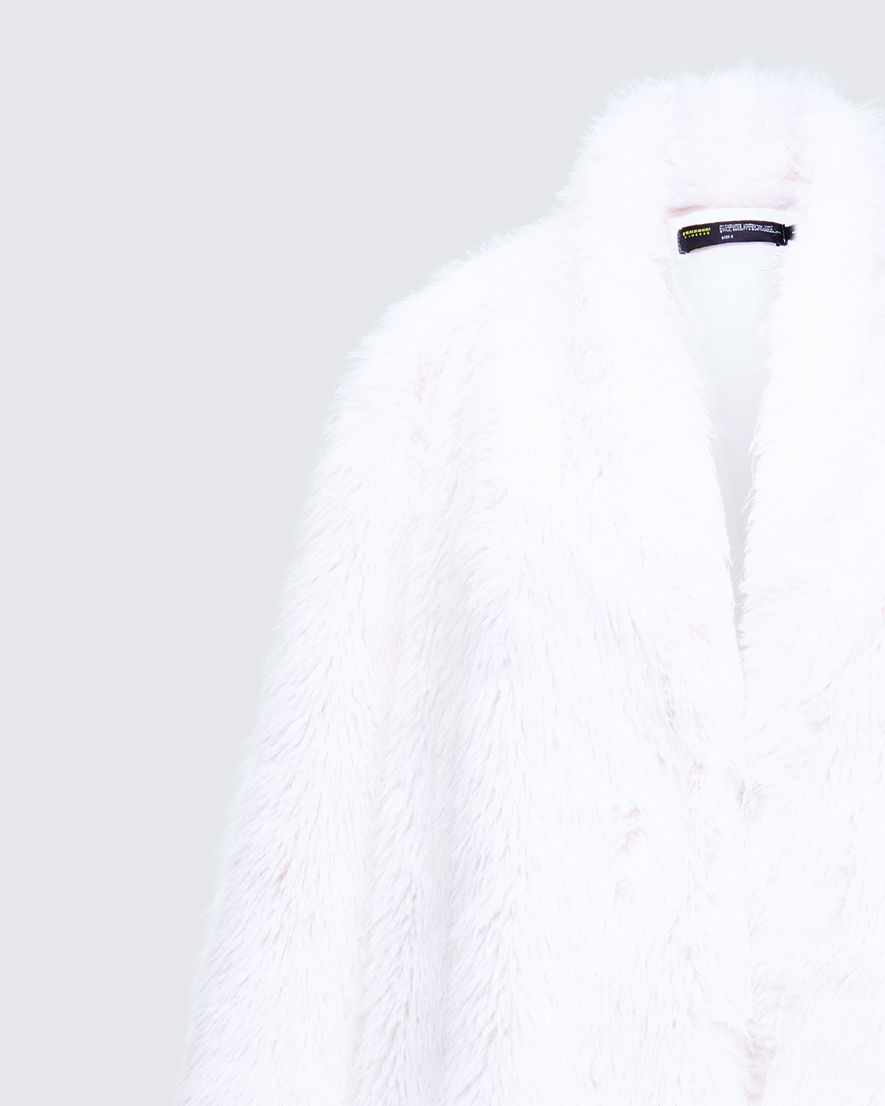Trista Ivory Faux Fur Coat – FINESSE