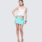 Twila Green Shell Sequin Mini Skirt - close up detail