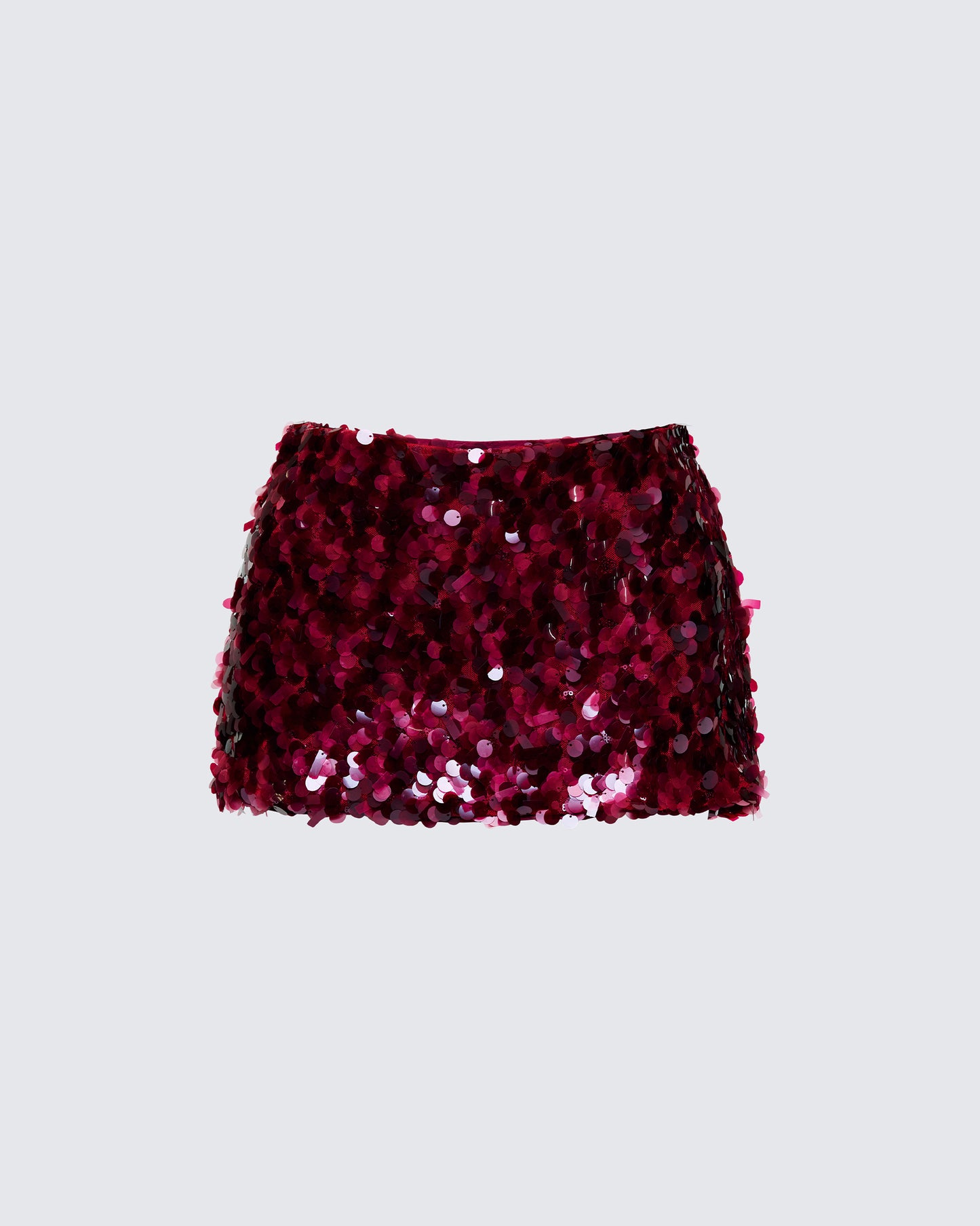 Twila Purple Shell Sequin Mini Skirt product front