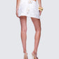 Twila Silver Shell Sequin Mini Skirt