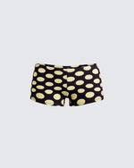 Toni Multi Jersey Polka Mini Shorts product front