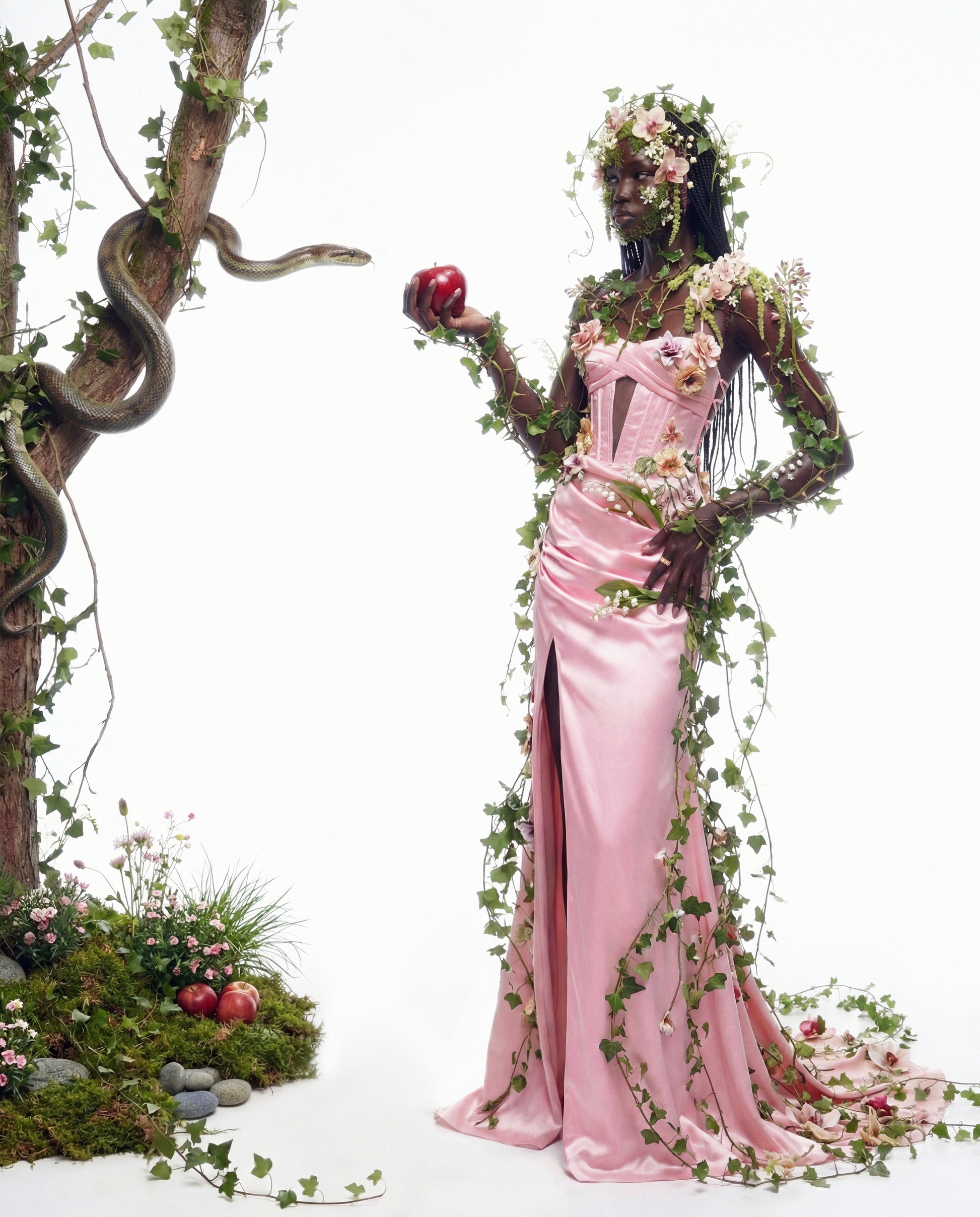 Women's pink maxi dress – FINESSE