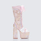 Valdis Pink Baroque Boot