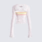 Vanessa Pink Sequin Knit Top