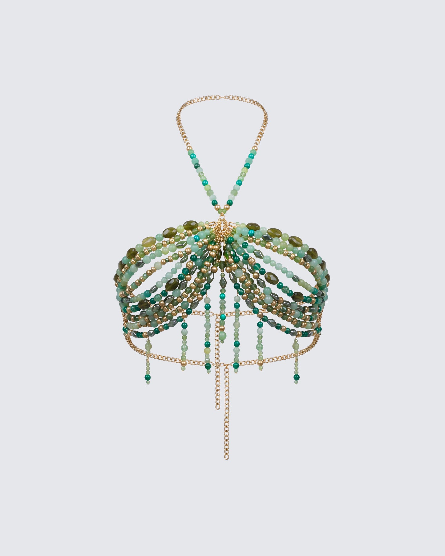Vanna Green Beaded Bralet product front