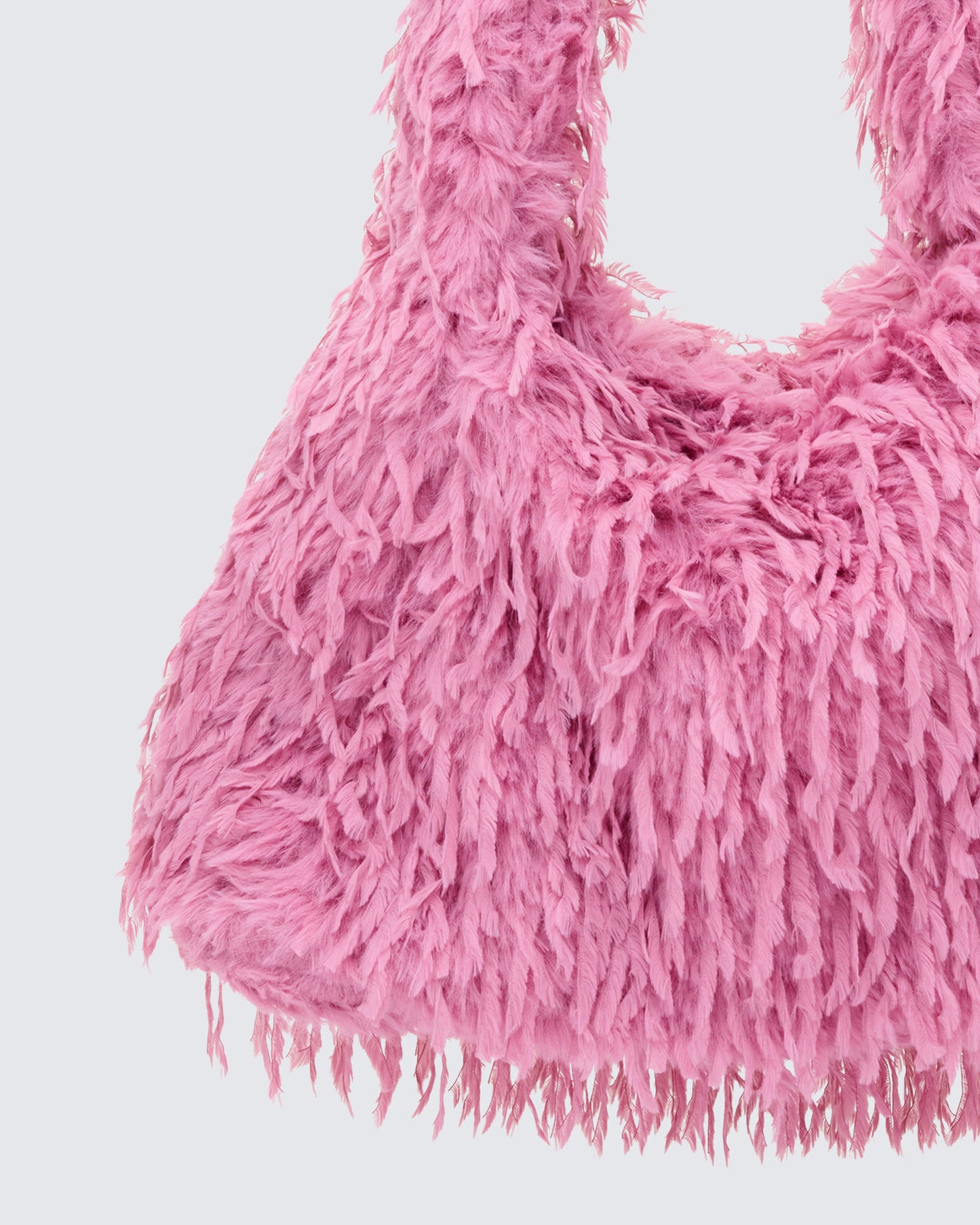 Veda Dusty Pink Ruched Hobo Bag