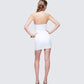 Vela White Lace Corset Mini Dress
