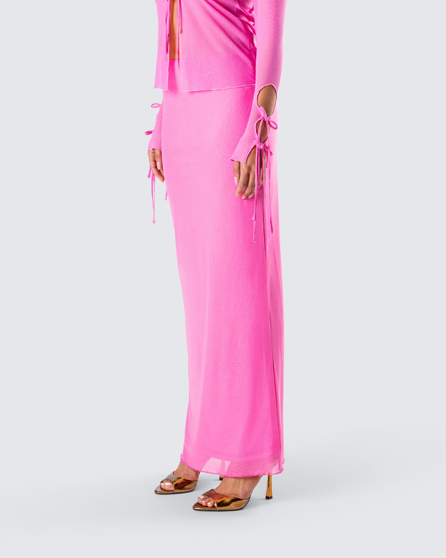 Vianka Pink Maxi Skirt