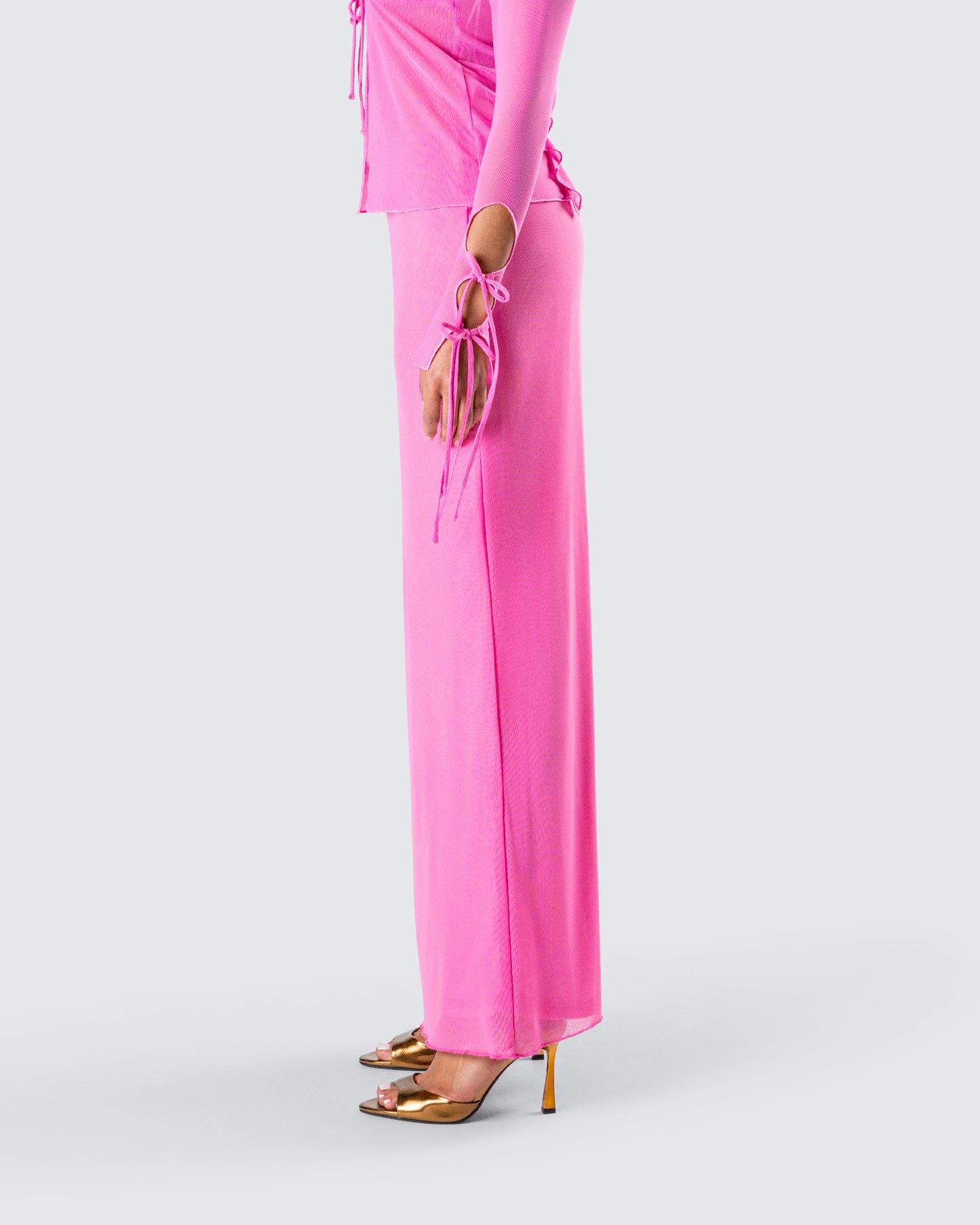 Vianka Pink Maxi Skirt