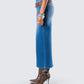 Vincent Blue Maxi Denim Skirt
