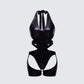 Vivian Black Cut Away Playsuit product front