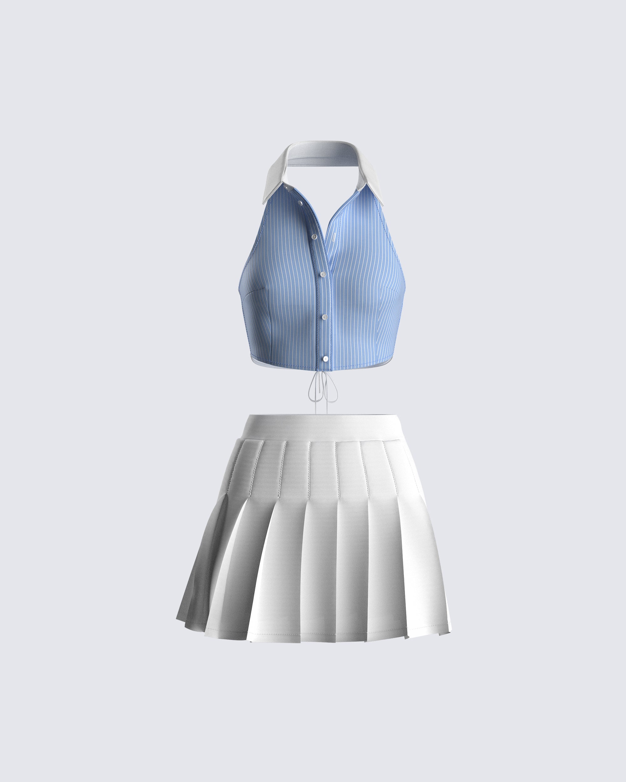 Pleated tennis hotsell skirt 3d