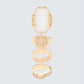 Wilda Gold Signet Set - 4 Pack