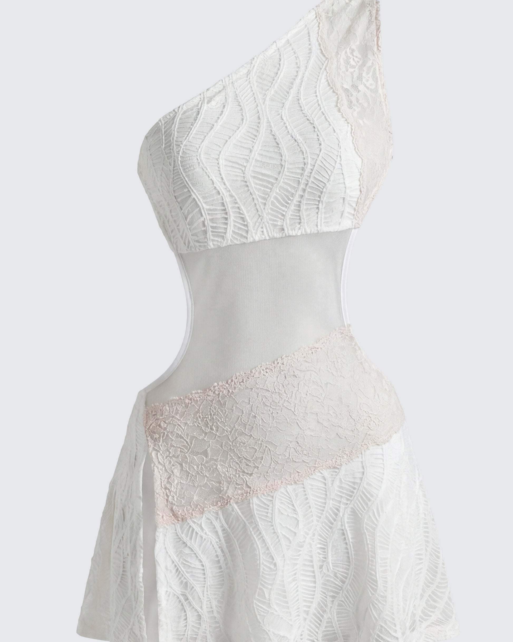 ivory lace frill mini dress Coast Women's Lace Frill Mini Bridal Dress in Ivory | Size: 12