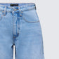 Yolande Blue Denim Cutoff Short